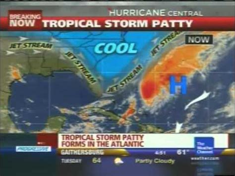 That's because there are a. . The weather channel tropical storm